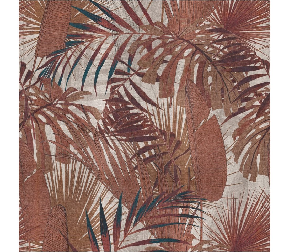 Tadessi Fototapete TADESSI Dschungel M1-No.11582 Tapete Pflanzen Rotbraun Beige von Tadessi