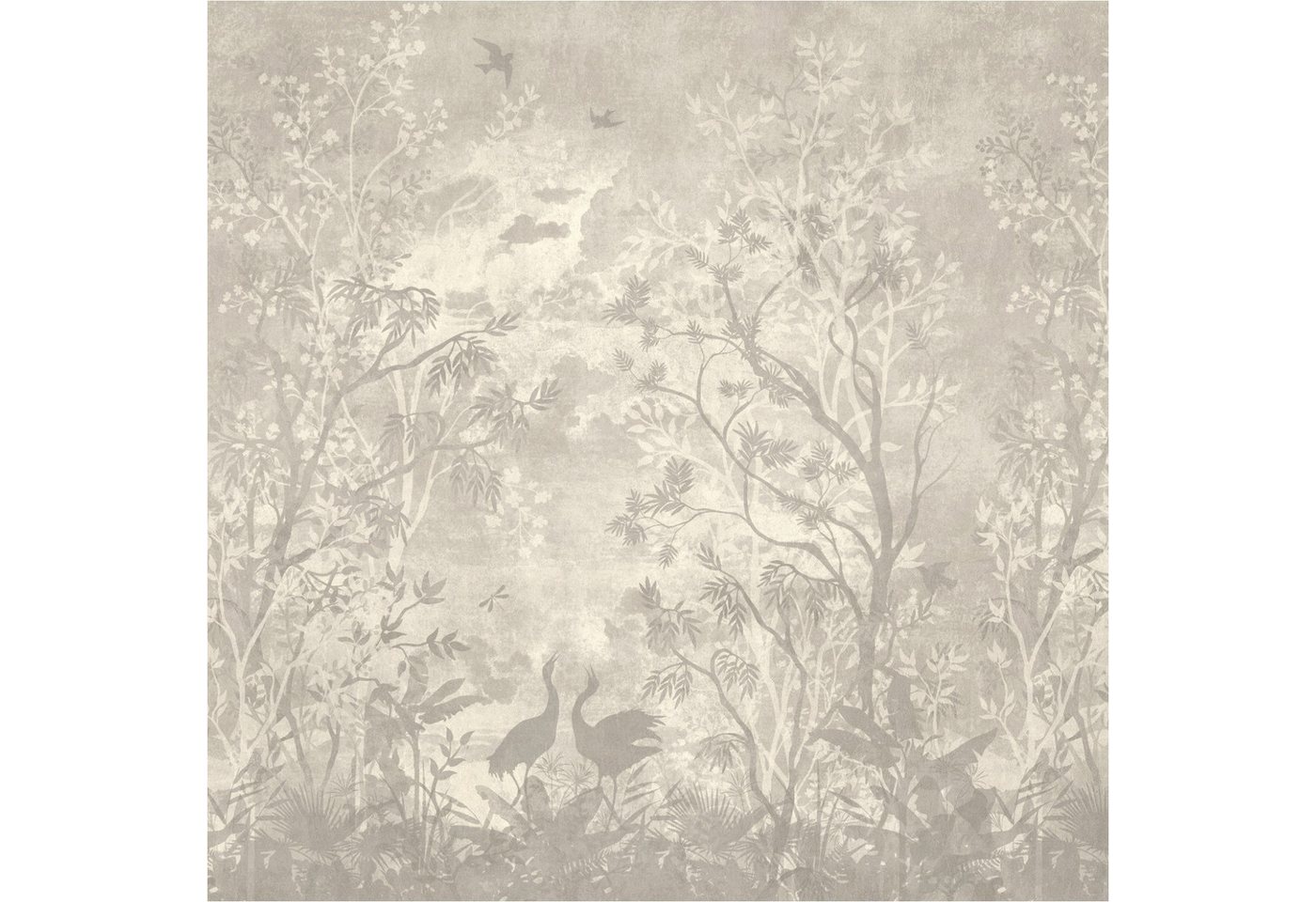 Tadessi Fototapete TADESSI Dschungel M1-No.11796 Tapete Baum Beige Grau von Tadessi