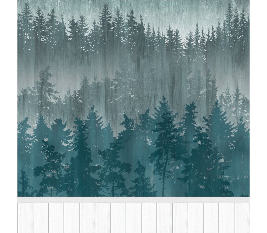 Tadessi Fototapete TADESSI Wandpaneele M1-No.11696 Tapete Wald Weiß Blau Tadessi Fototapete TADESSI Wandpaneele M1-No.11696 Tapete Wald Weiß Blau von Tadessi