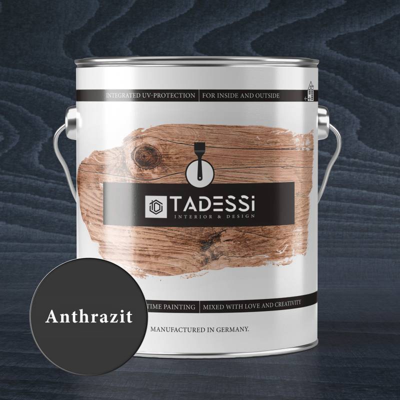 Tadessi Holzlasur Anthrazitgrau 2,5l Lösemittelfrei Innen- und Außenbereich Seidenglänzend Tadessi Holzlasur Anthrazitgrau 2,5l Lösemittelfrei Innen- und Außenbereich Seidenglänzend von Tadessi