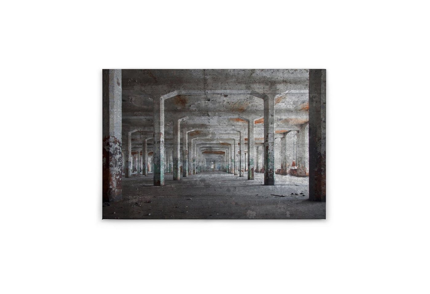 Tadessi Leinwandbild Häuser 60 x 90 cm Architektur Lagerhalle M1-No.50024 von Tadessi