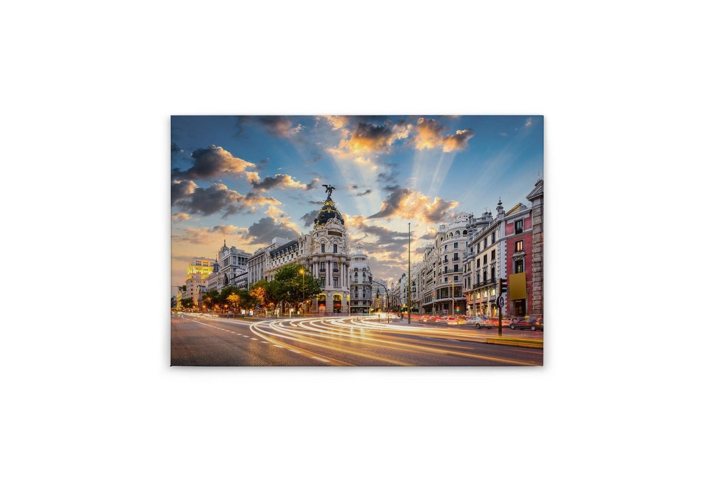 Tadessi Leinwandbild Wahrzeichen 60 x 90 cm Madrid Stadt M1-No.50080 von Tadessi