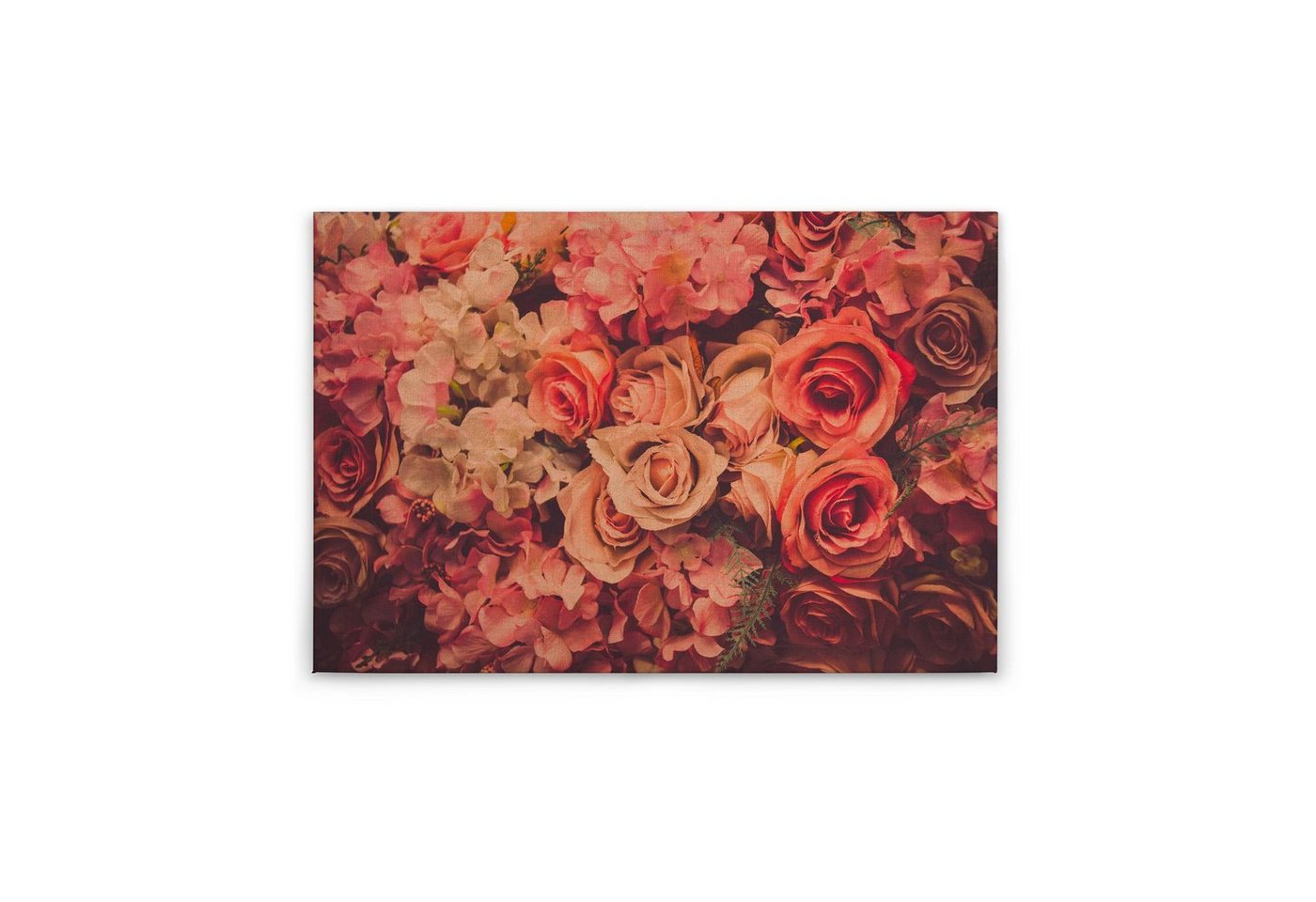 Tadessi Leinwandbild Blumen 60 x 90 cm Orange Lein Deko M1-No.50008 von Tadessi