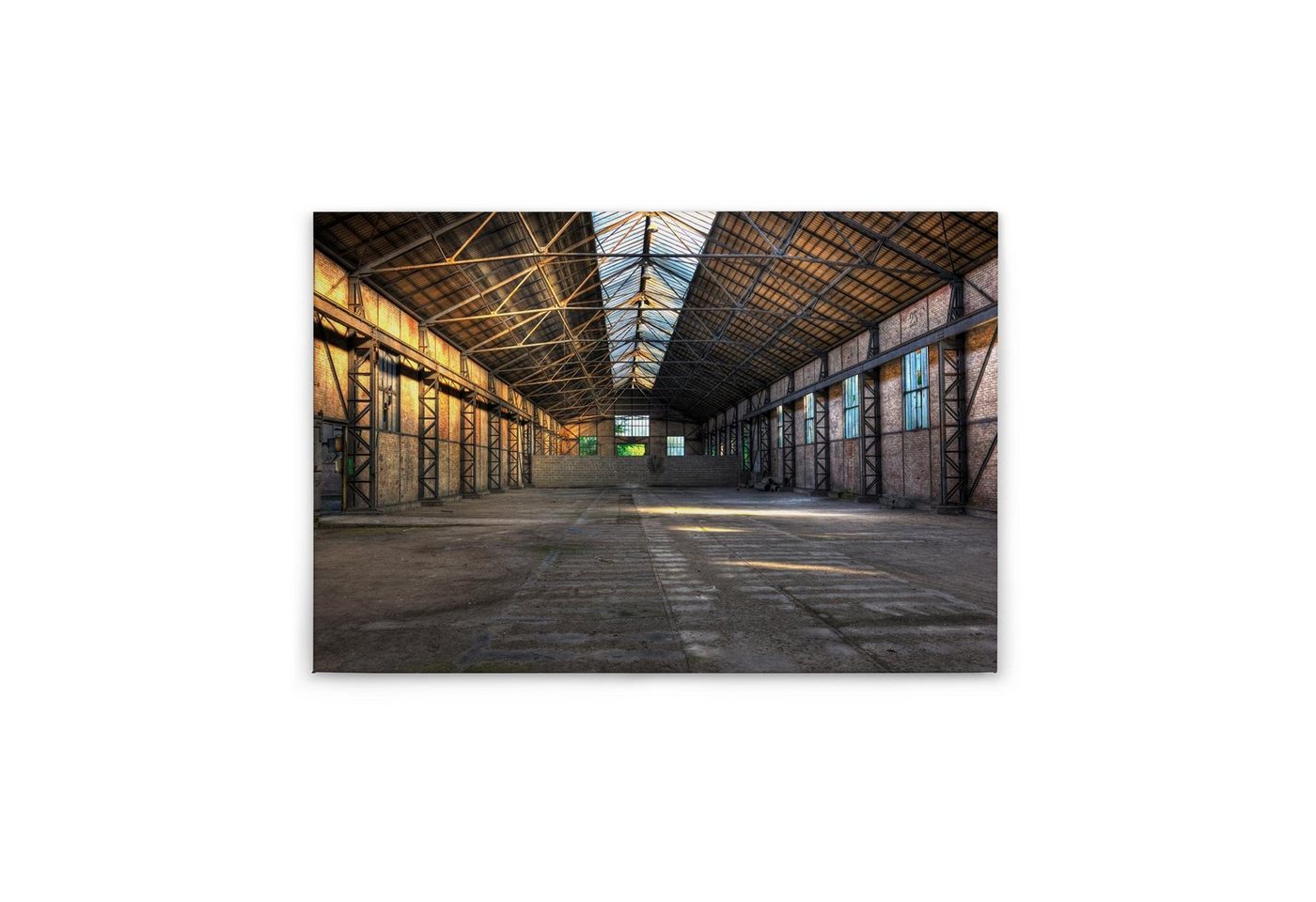 Tadessi Leinwandbild Häuser 60 x 90 cm Architektur Lagerhalle M1-No.50025 von Tadessi