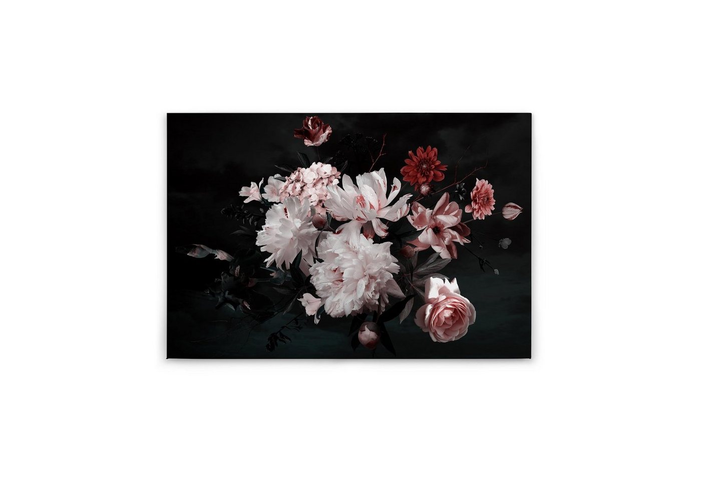 Tadessi Leinwandbild Blumen 60 x 90 cm Lein Floral Wandgemälde M1-No.50006 von Tadessi