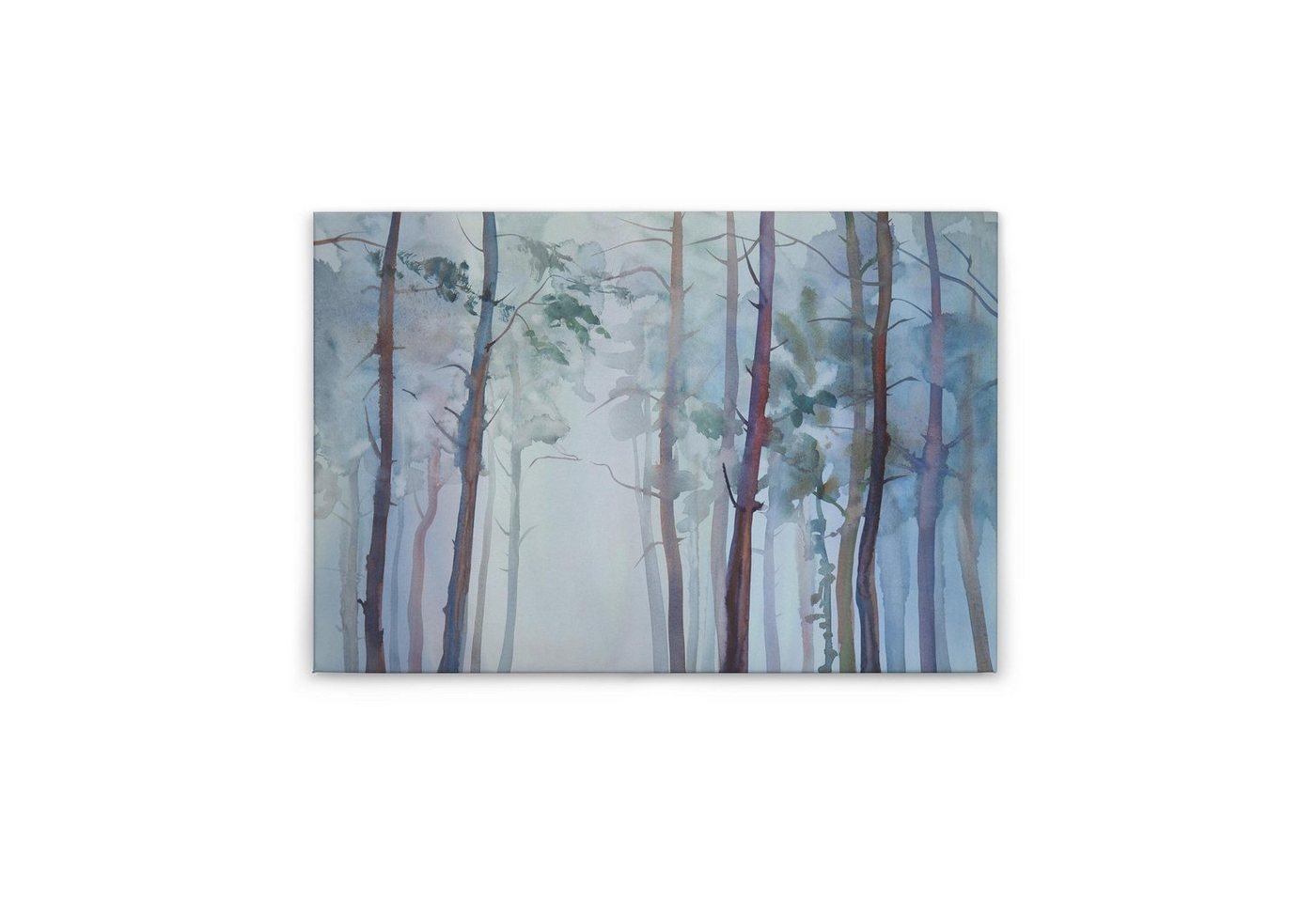 Tadessi Leinwandbild Bäume 60 x 90 cm Wald Natur Deko Keilrahmen M1-No.50042 von Tadessi