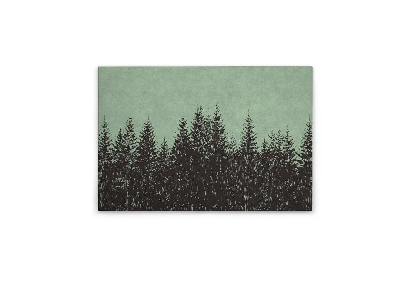 Tadessi Leinwandbild Bäume 60 x 90 cm Wald Natur Deko Keilrahmen M1-No.50131 von Tadessi