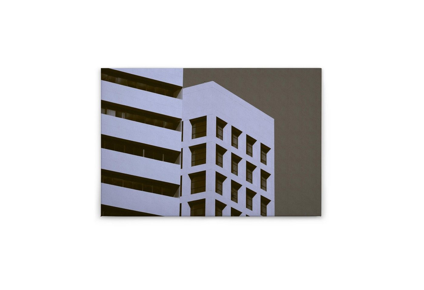 Tadessi Leinwandbild Häuser 60 x 90 cm Modern Geometrisch M1-No.50176 von Tadessi