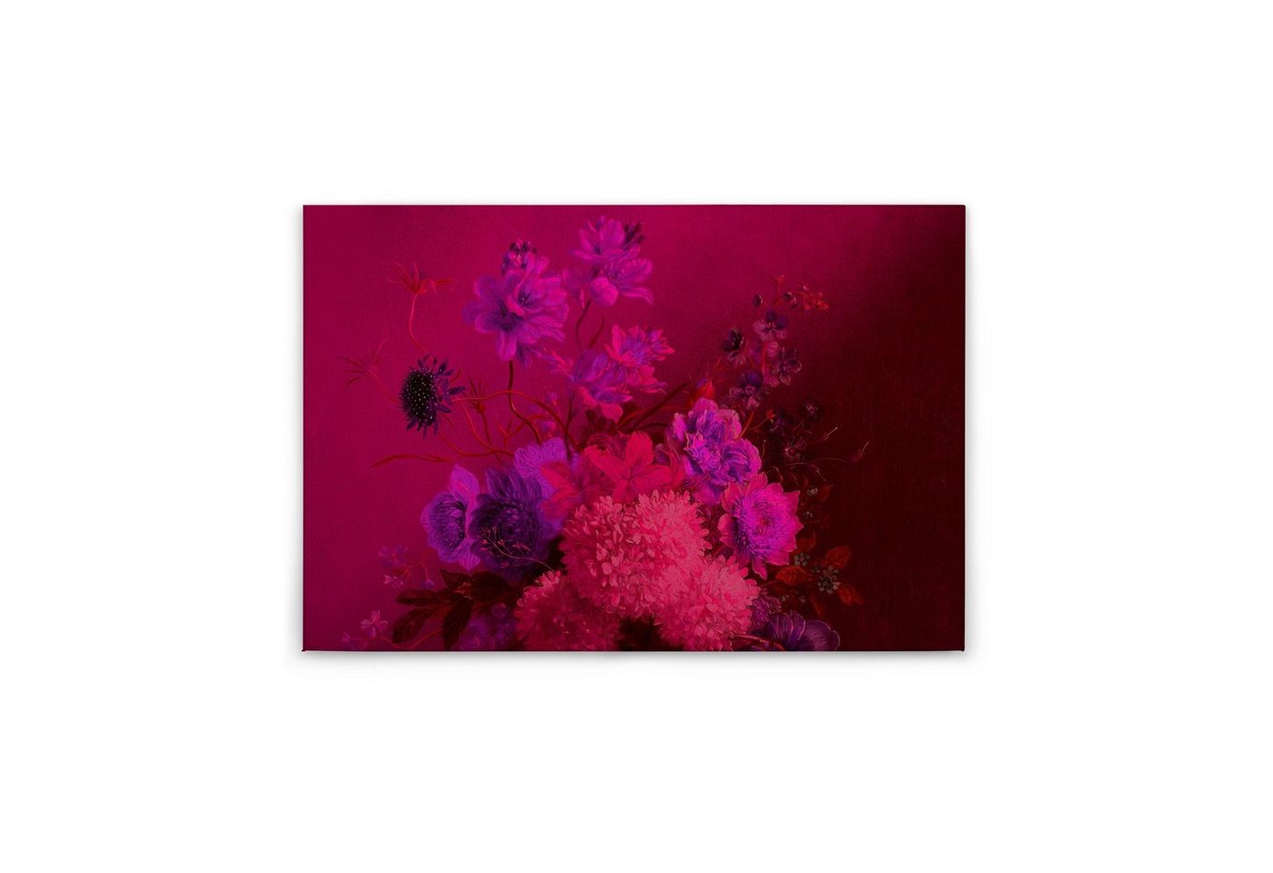 Tadessi Leinwandbild Blumen 60 x 90 cm Rosa Floral Deko M1-No.50141 von Tadessi