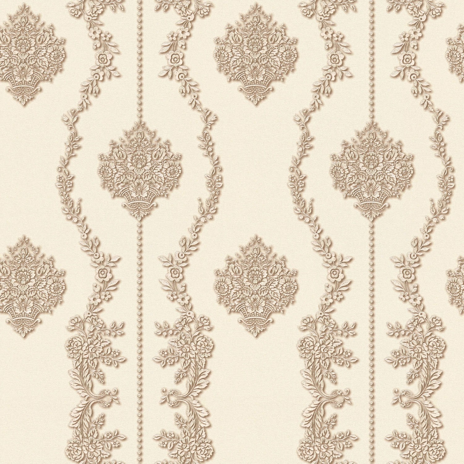Tadessi Tapete Barock Alessia M1 No 2514 Vliestapete Bronze Braun Ornament Klassik Barocktapete von Tadessi