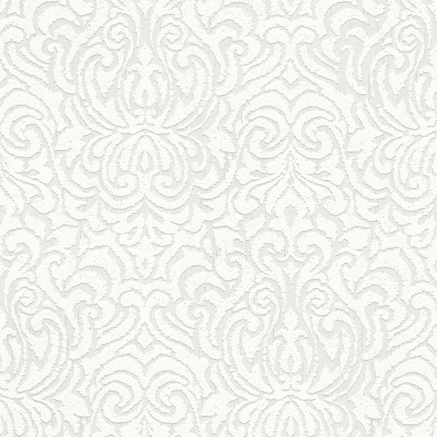 Tadessi Tapete Barock Alessia M1 No 3842 Vliestapete Weiß Ornamente Barocktapete Klassik von Tadessi