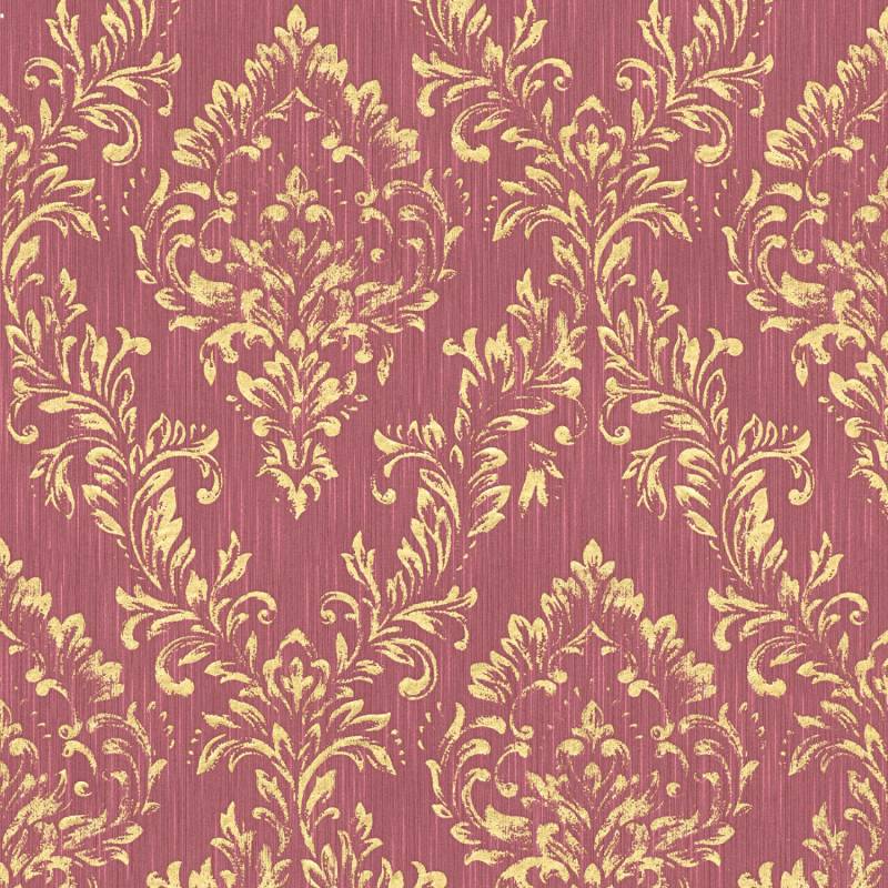 Tadessi Tapete Barock Giulia M1 No 2180 Vliestapete Gold Rot Ornament Barocktapete von Tadessi