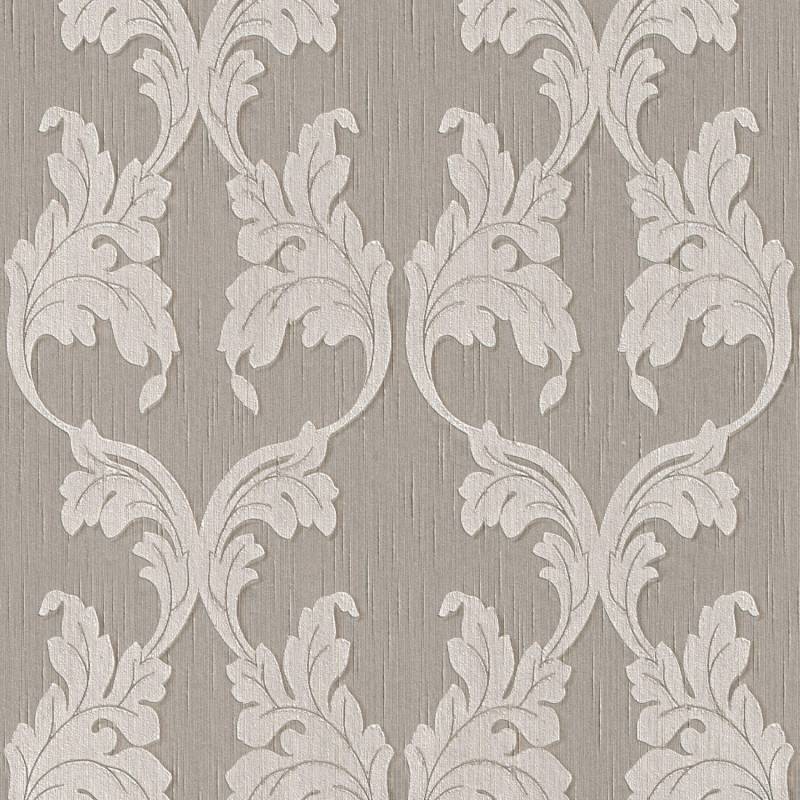 Tadessi Tapete Barock Nicolo M1 No 3778 Vliestapete Taupe Barocktapete Klassik von Tadessi
