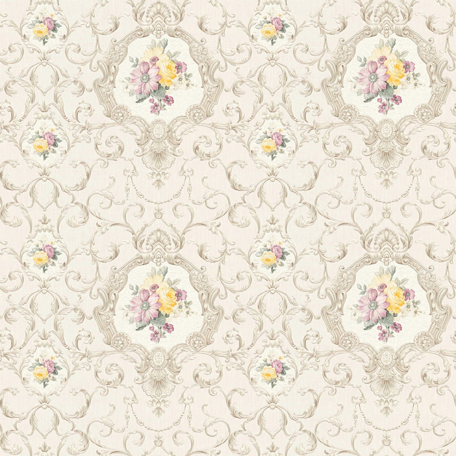 Tadessi Tapete Barock Raffaele M1 No 2480 Vliestapete Taupe Ornament Klassik Blumen Tadessi Tapete Barock Raffaele M1 No 2480 Vliestapete Taupe Ornament Klassik Blumen von Tadessi
