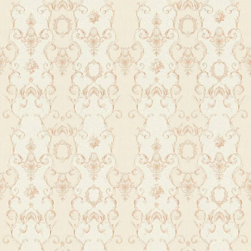 Tadessi Tapete Barock Raffaele M1 No 2488 Vliestapete Kupfer Beige Ornament Barocktapete von Tadessi
