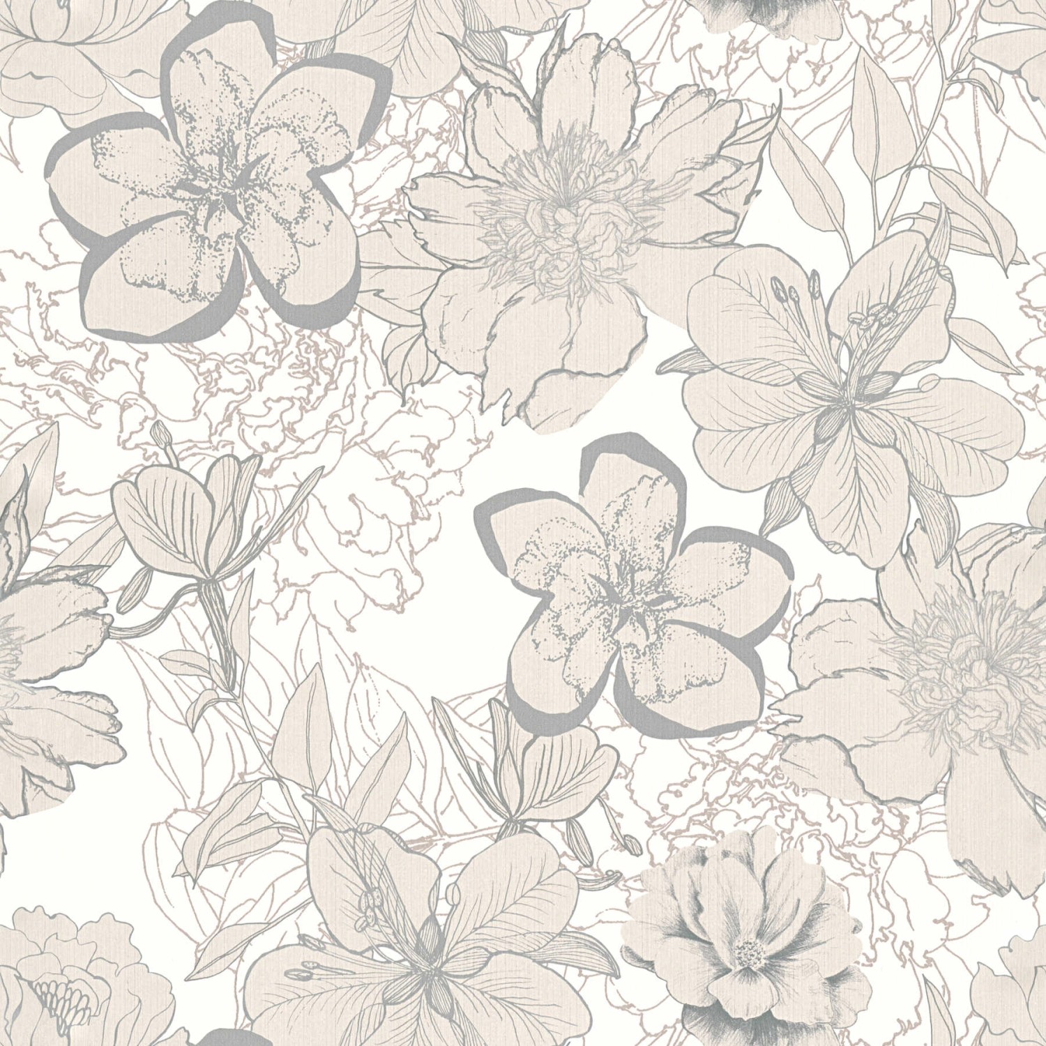 Tadessi Tapete Blumen Florentin M1 No 2315 Papiertapete Creme Weiß Floral Natur Tadessi Tapete Blumen Florentin M1 No 2315 Papiertapete Creme Weiß Floral Natur von Tadessi