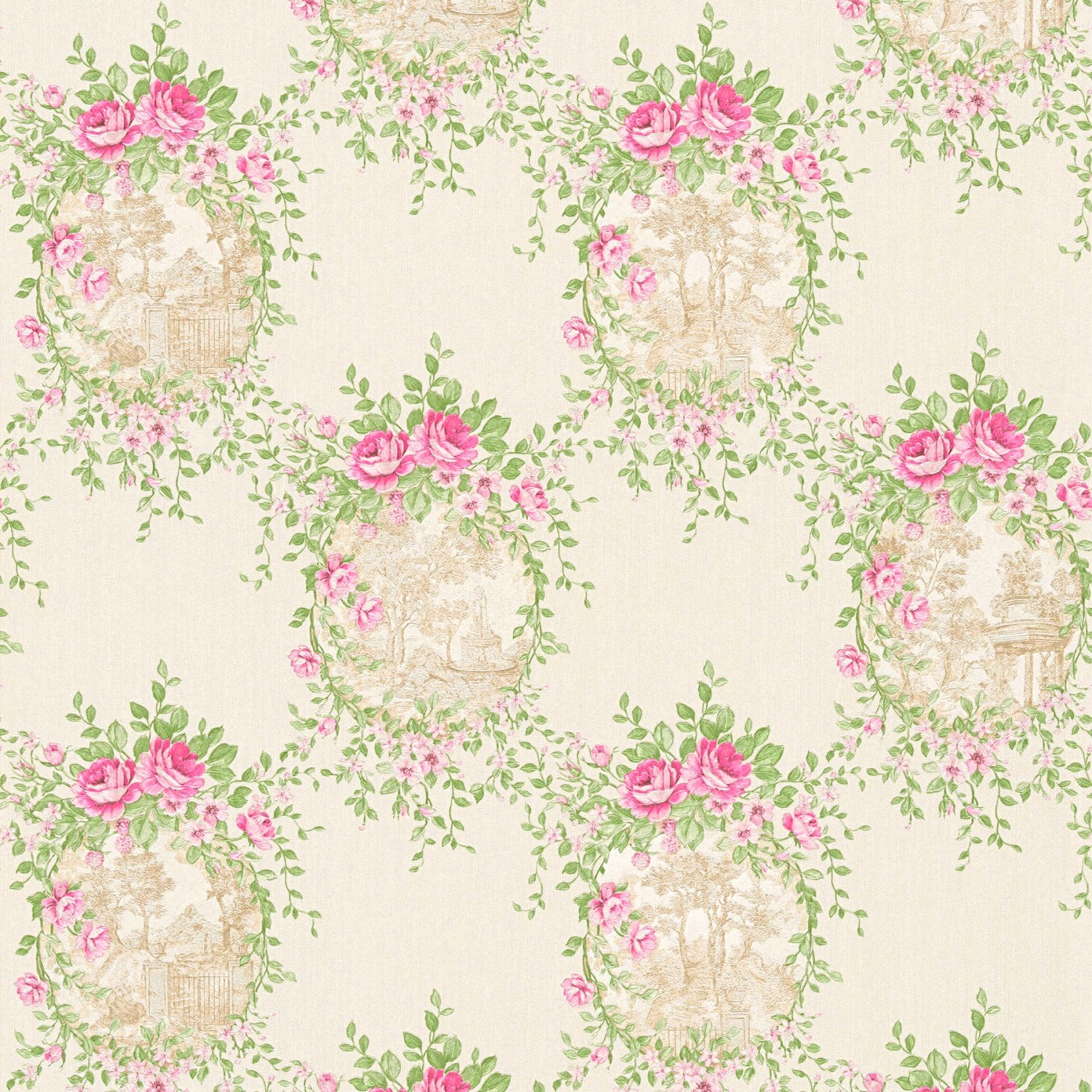 Tadessi Tapete Blumen Florentin M1 No 2517 Vliestapete Pink Grün Floral Barock Klassik Tadessi Tapete Blumen Florentin M1 No 2517 Vliestapete Pink Grün Floral Barock Klassik von Tadessi