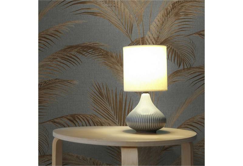 Tadessi Vliestapete TADESSI Floral M1-No.11809 Tapete Pflanzen Grau Rost Natur von Tadessi