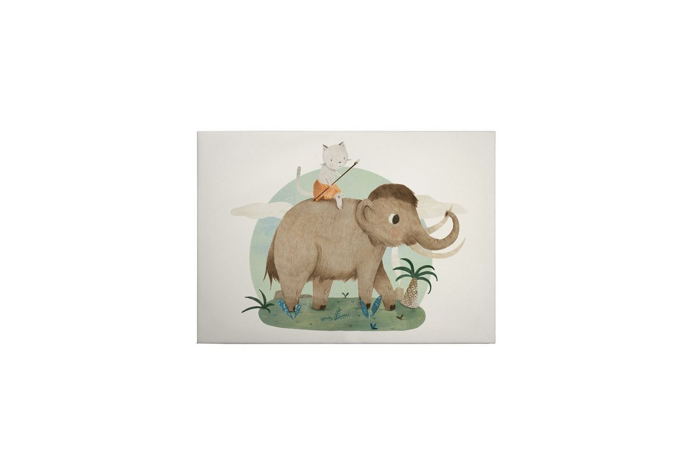 Tadessi Leinwandbild Kinder 50 x 70 cm Tiere Wandgemälde M1-No.50343 von Tadessi