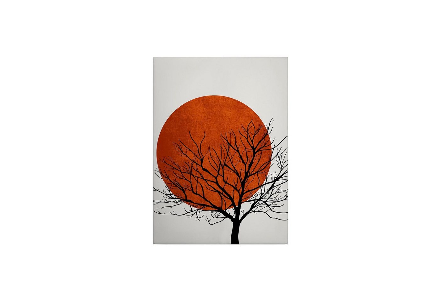 Tadessi Leinwandbild Kunst 70 x 50 cm Orange Natur Deko M1-No.50401 von Tadessi