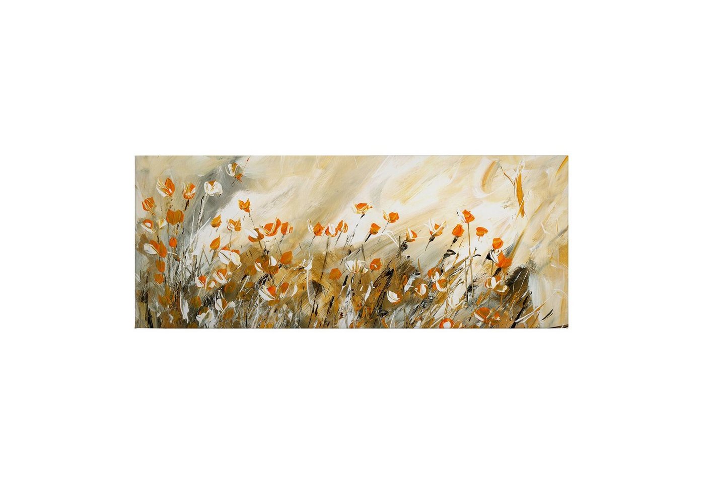 Tadessi Leinwandbild Kunst 40 x 100 cm Orange Natur Deko M1-No.50490 von Tadessi