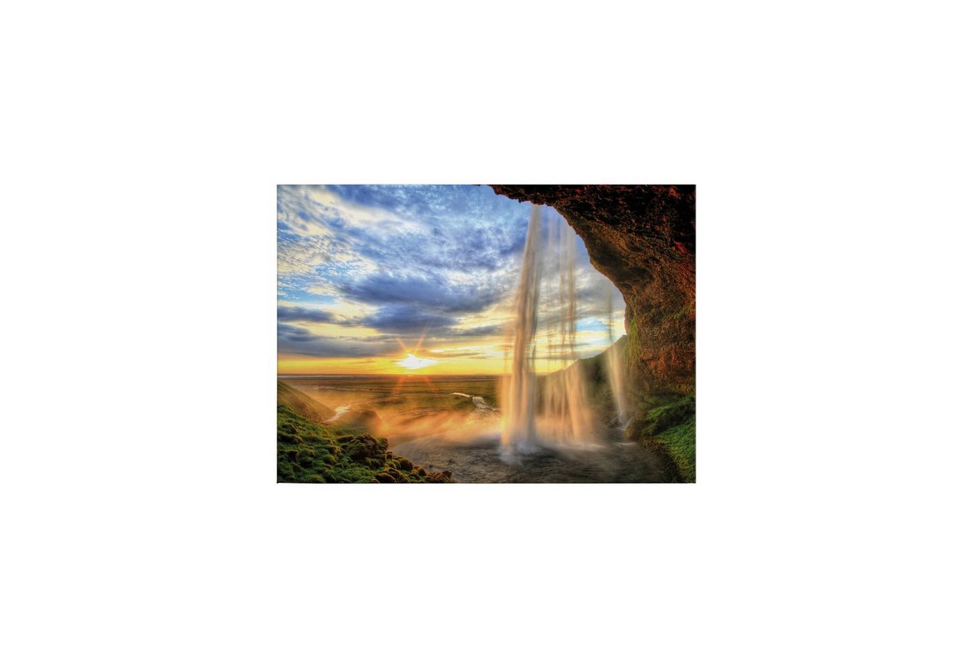 Tadessi Leinwandbild Maritim 50 x 70 cm Wasserfall Landschaften M1-No.50272 von Tadessi
