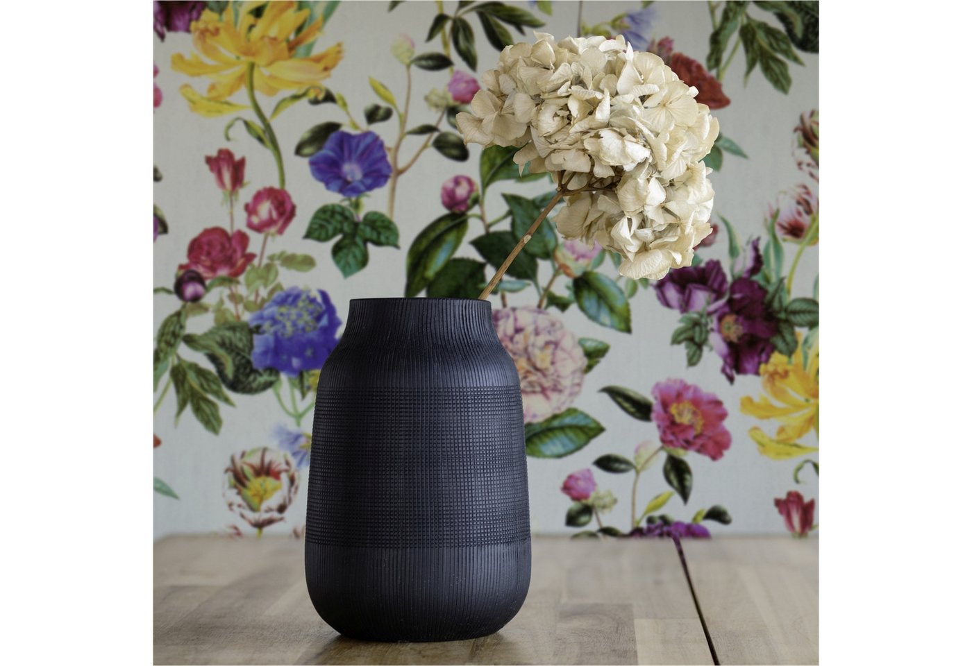 Tadessi Vliestapete TADESSI Vorgeleimte Tapete Design M1-No.12046 Tapete Blumen Bunt Weiß von Tadessi