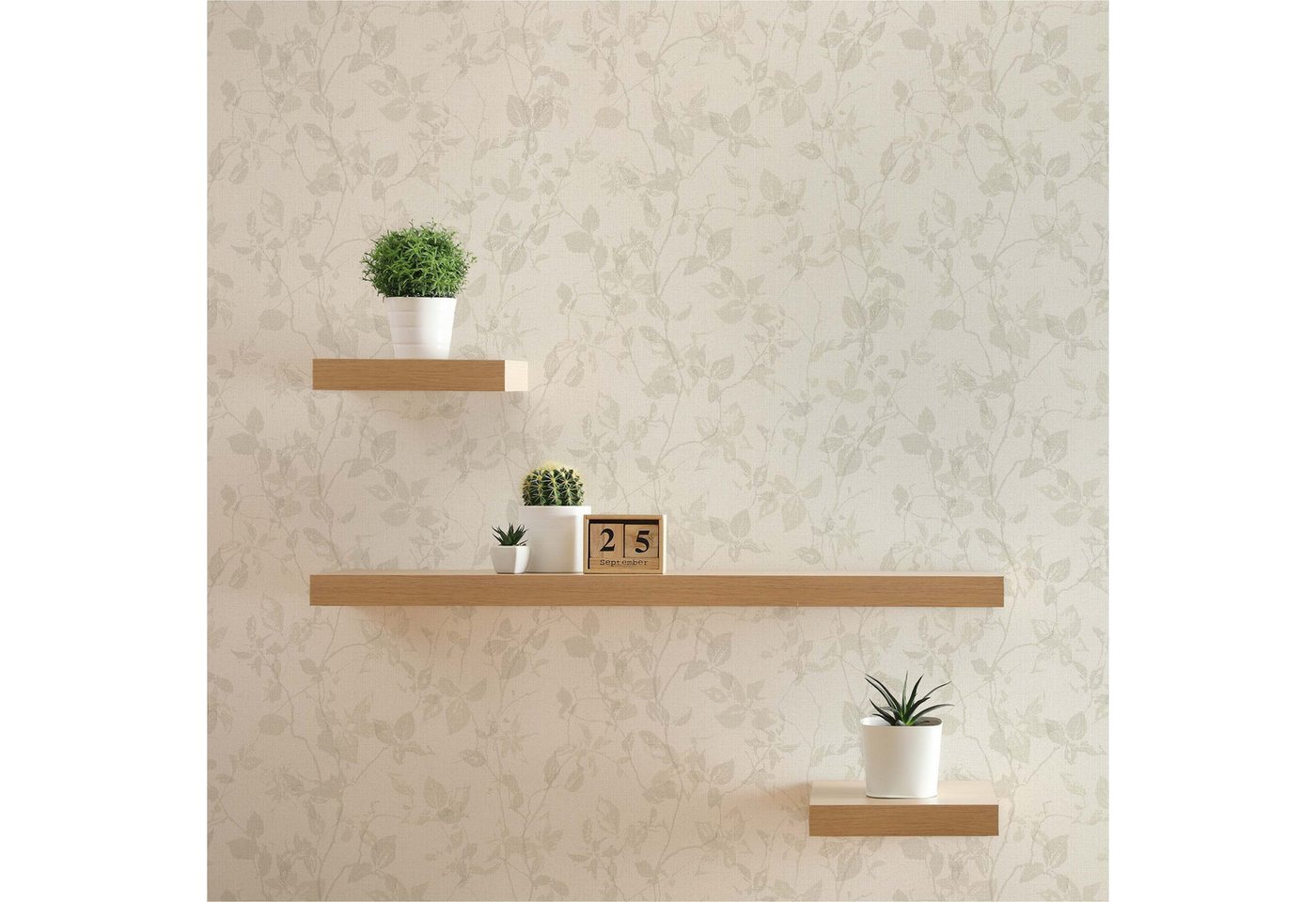Tadessi Vliestapete Tapete Blumen Juliano M1-No.1524, Vliestapete, Creme, Beige, Natur von Tadessi
