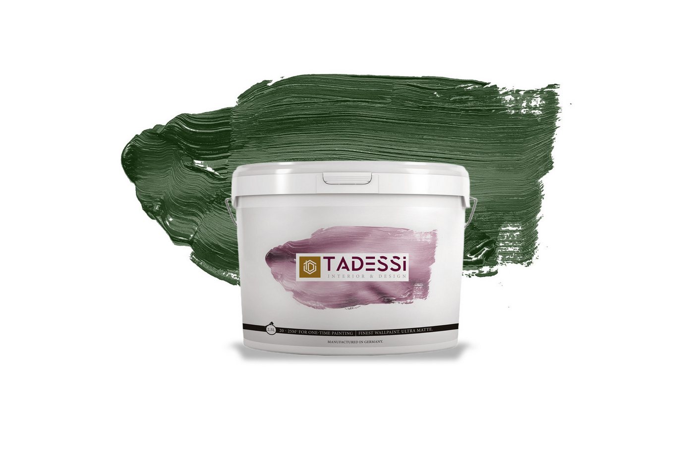 Tadessi Wandfarbe Color Vista - Weiche Grüntöne - Dispersion - 2.5L von Tadessi