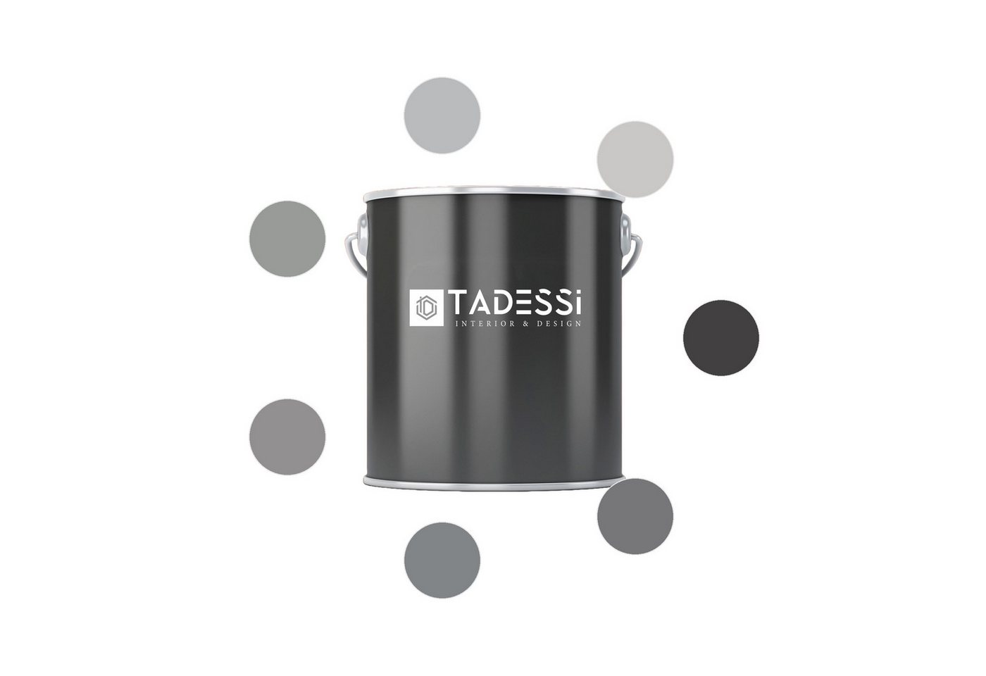 Tadessi Wandfarbe Wall Select - Weiche Grautöne - Dispersion - 2.5L Tadessi Wandfarbe Wall Select - Weiche Grautöne - Dispersion - 2.5L von Tadessi