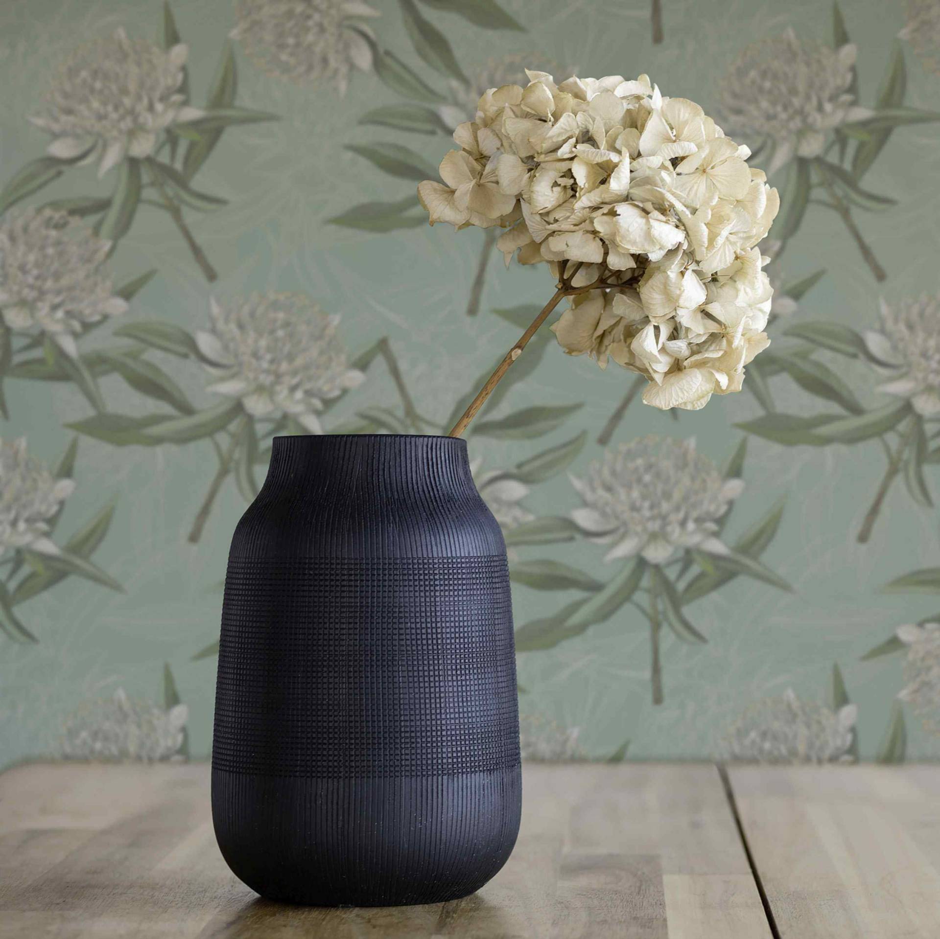 Tapete Florentin Blumen M1-No.4514 | Vlies | Blau | Grün | Floral | Tadessi | 10.05 x 0.53 m von Tadessi