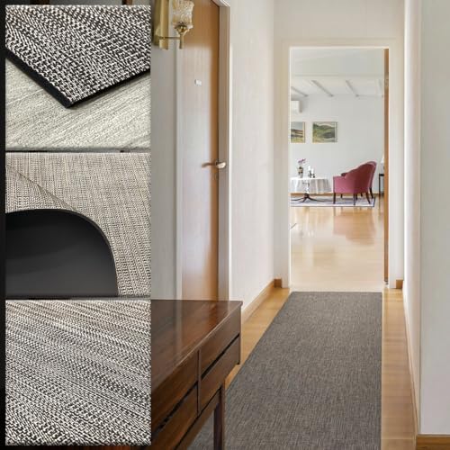 FangZin Flurteppich, gewellt, 70 x 400 cm, Vinyl-Teppich, Outdoor-Teppich, Küchenteppich, Küchenteppich, Wohnzimmerteppich von VO design