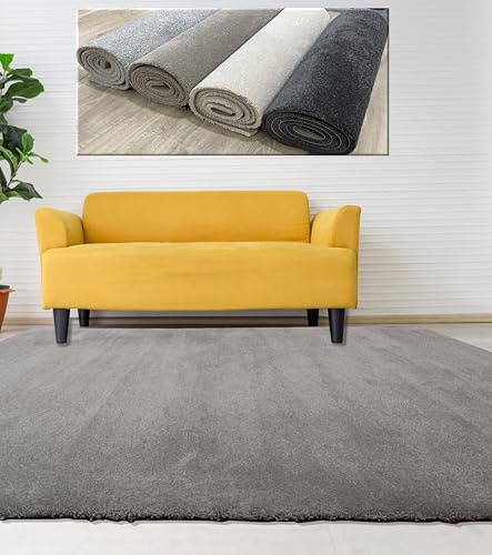 Tadi & Imperio1979 Teppich Lisa Taupe – Kurzflor – Teppich für Wohnzimmer, groß von Tadi & Imperio1979