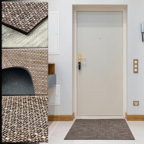 Tadi & Imperio1979 Vinylteppich, geflochten, Vinylteppich, 60 x 40 cm, für den Außenbereich, Küchenteppich, Küchenteppich, Wohnzimmerteppich Tadi & Imperio1979 Vinylteppich, geflochten, Vinylteppich, 60 x 40 cm, für den Außenbereich, Küchenteppich, Küchenteppich, Wohnzimmerteppich von JIULIUBA