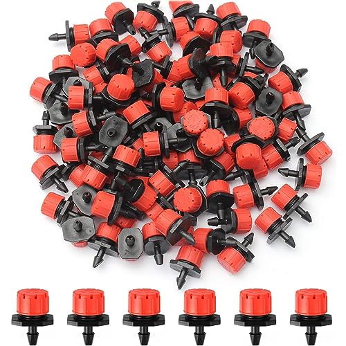 Tadipri 50 Einstellbare Micro Drip Tropfer Erdanker Garten Micro-Drip-System Automatische Bewässerung Tropf Sprinkler Tröpfchenbewässerung DIY Bewässerungssystem von Tadipri