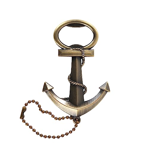 Tadipri Bottle opener Anker Flaschenöffner Bieröffner Kreativer Kronkorkenöffner bausatz Bierkorkenzieher weihnachten Männergeschenke Geschenk Piratenserie lustig Korkenzieher für Barbarkeeper von Tadipri