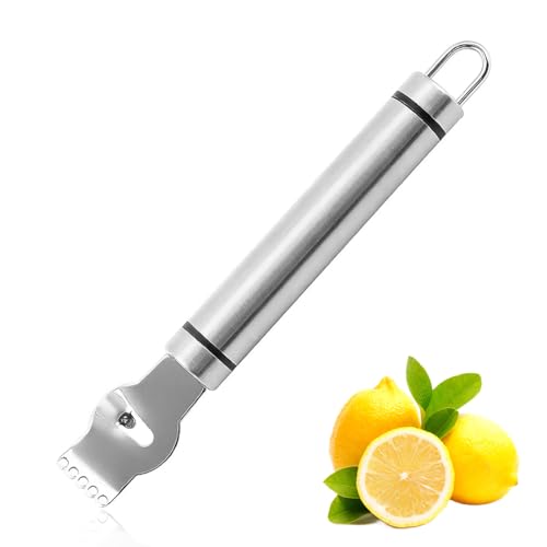 Zitronenschaber rofessioneller mit Zimt Messer Scheibe für Gin Cocktails Limetten Orangen Orangenschäle Citrus Peeling Messer Küche Gadgets Bar Zubehör von Tadipri