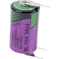 Tadiran Batteries SL 750 PT Spezial-Batterie 1/2 AA U-Lötpins Lithium 3.6V 1100 mAh 1St. von Tadiran Batteries