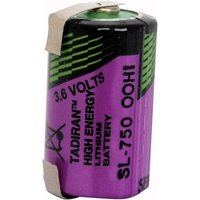 Tadiran Batteries SL 750 T Spezial-Batterie 1/2 AA U-Lötfahne Lithium 3.6V 1100 mAh 1St. von Tadiran Batteries