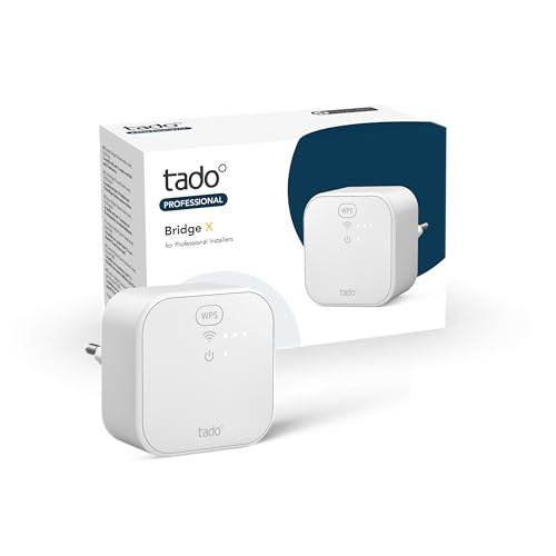 tado Bridge X für Profis, Thread Border Router und Signalverstärker für tado° X und andere Thread-fähige Geräte im Smart Home Netzwerk von Tado