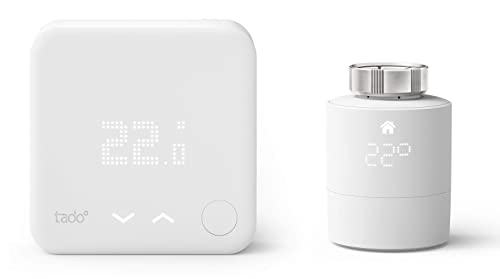 tado° Funk-Temperatursensor mit 1x smartes Heizkörperthermostat - Wifi Zusatzprodukt für smarte Heizkörperthermostate - digitale Raumtemperaturmessung für optimale Heizkörpersteuerung per App tado° Funk-Temperatursensor mit 1x smartes Heizkörperthermostat - Wifi Zusatzprodukt für smarte Heizkörperthermostate - digitale Raumtemperaturmessung für optimale Heizkörpersteuerung per App von Tado