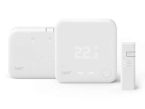 tado° smart home Thermostat (Funk) - Wifi Starter Kit V3+ - digitale Heizungssteuerung per App für Boiler - Einfache Installation - kompatibel mit Alexa, Siri & Google Assistant von Tado