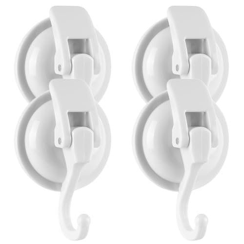 4pcs Saugnäpfe Haken Kein Bohrvakuum Supersaughaken für Duschwand Bauch weiß schwere Tasse für Küchenbad Toilette 4pcs Saugnäpfe Haken Kein Bohrvakuum Supersaughaken für Duschwand Bauch weiß schwere Tasse für Küchenbad Toilette von Tadoiooy