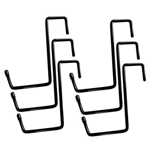 6pcs über den Türhakenhaken zum Aufhängen mit einfach zu installierter nicht rutscher Gummischicht-Garagen Organizer an gefalteten Stühlen Fahrräder Elektrowerkzeuge Gartenschläuche, Wohnkultur von Tadoiooy