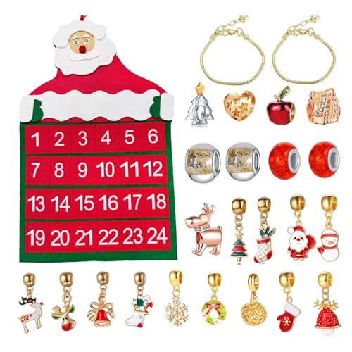 Adventskalender 2024, Bracelets Adventskalender 2024 Mädchen, 24 Tage Weihnachten Countdown, Weihnachtsfeier Gefälligkeiten für Mädchen, Kinder, Frauen Adventskalender 2024, Bracelets Adventskalender 2024 Mädchen, 24 Tage Weihnachten Countdown, Weihnachtsfeier Gefälligkeiten für Mädchen, Kinder, Frauen von Tadoiooy