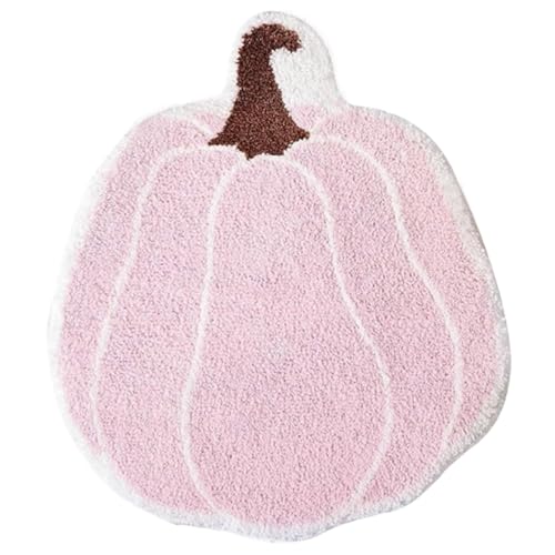 Halloween-Dekor, Kürbisteppich 15x23 Kürbisform Halloween Teppich, niedliches weiches Plüsch-Herbst-Badezimmer-Dekor, Nicht rutsches Wasser absorbiert für Badezimmer Schlafzimmer und Wohnzimmer Halloween-Dekor, Kürbisteppich 15x23 Kürbisform Halloween Teppich, niedliches weiches Plüsch-Herbst-Badezimmer-Dekor, Nicht rutsches Wasser absorbiert für Badezimmer Schlafzimmer und Wohnzimmer von Tadoiooy
