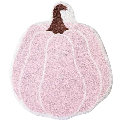 Kürbisteppich 15x23 Kürbisform Halloween Teppich, süßes weiches Plüsch Badezimmerdekor, Nicht rutsches Wasser saugfähig für Badezimmer Schlafzimmer und Wohnzimmerdekoration Kürbisteppich 15x23 Kürbisform Halloween Teppich, süßes weiches Plüsch Badezimmerdekor, Nicht rutsches Wasser saugfähig für Badezimmer Schlafzimmer und Wohnzimmerdekoration von Tadoiooy