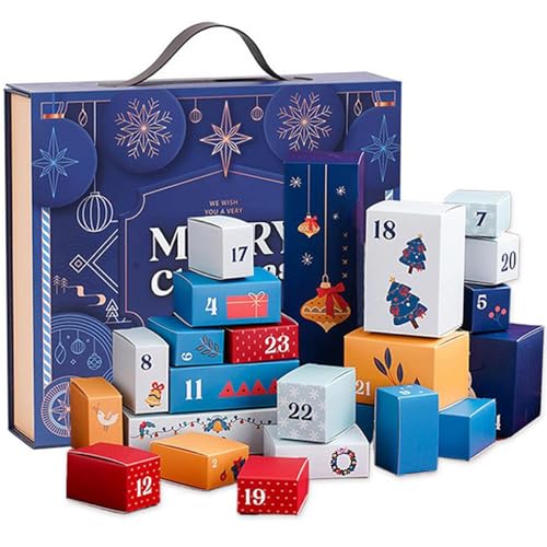 Leerer Adventskalender 24 Tage Cartoon Muster DIY Adventskalenderboxen, um Easy Setup Weihnachten Countdown Weihnachten für Kinder zu füllen Leerer Adventskalender 24 Tage Cartoon Muster DIY Adventskalenderboxen, um Easy Setup Weihnachten Countdown Weihnachten für Kinder zu füllen von Tadoiooy