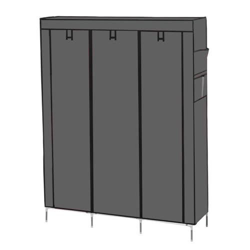 Tadoiooy Garderobenschrank 51.2x17.7x66.9 '' Nicht gewebter Stoff staubdichter temporärer Kleiderschrank Einfacher Installation tragbar für Schlafzimmer Wohnzimmer, Wohnungsbaudekoration Tadoiooy Garderobenschrank 51.2x17.7x66.9 '' Nicht gewebter Stoff staubdichter temporärer Kleiderschrank Einfacher Installation tragbar für Schlafzimmer Wohnzimmer, Wohnungsbaudekoration von Tadoiooy