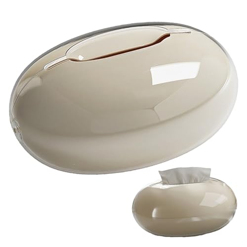 Tissue Box Cover 9x7x4 Dual Layer Oval geformte Creme Sahne Tissue Boxhalter mit magnetischem Verschluss eleganter und exquisiter Haustier Serviettenspender für Home, Hotel Tissue Box Cover 9x7x4 Dual Layer Oval geformte Creme Sahne Tissue Boxhalter mit magnetischem Verschluss eleganter und exquisiter Haustier Serviettenspender für Home, Hotel von Tadoiooy